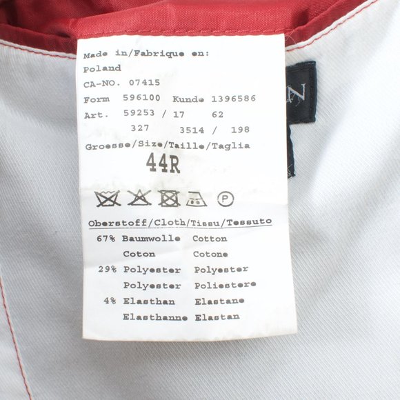 Bugatti 44R Sport Coat Beige Cotton Poly 2-Button Single Breasted Notch Lapel - Picture 5 of 7